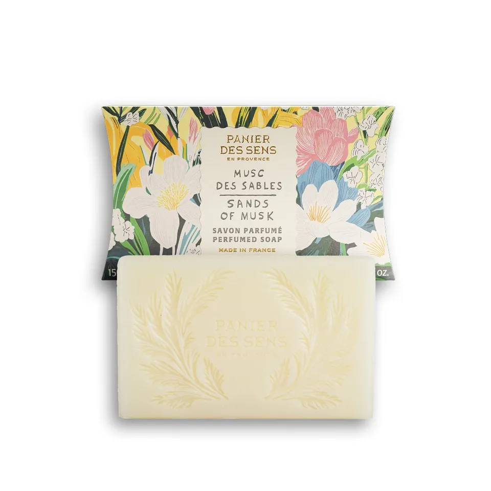 panier-des-sens-savon-parfum-musc-des-sables-150g image 1