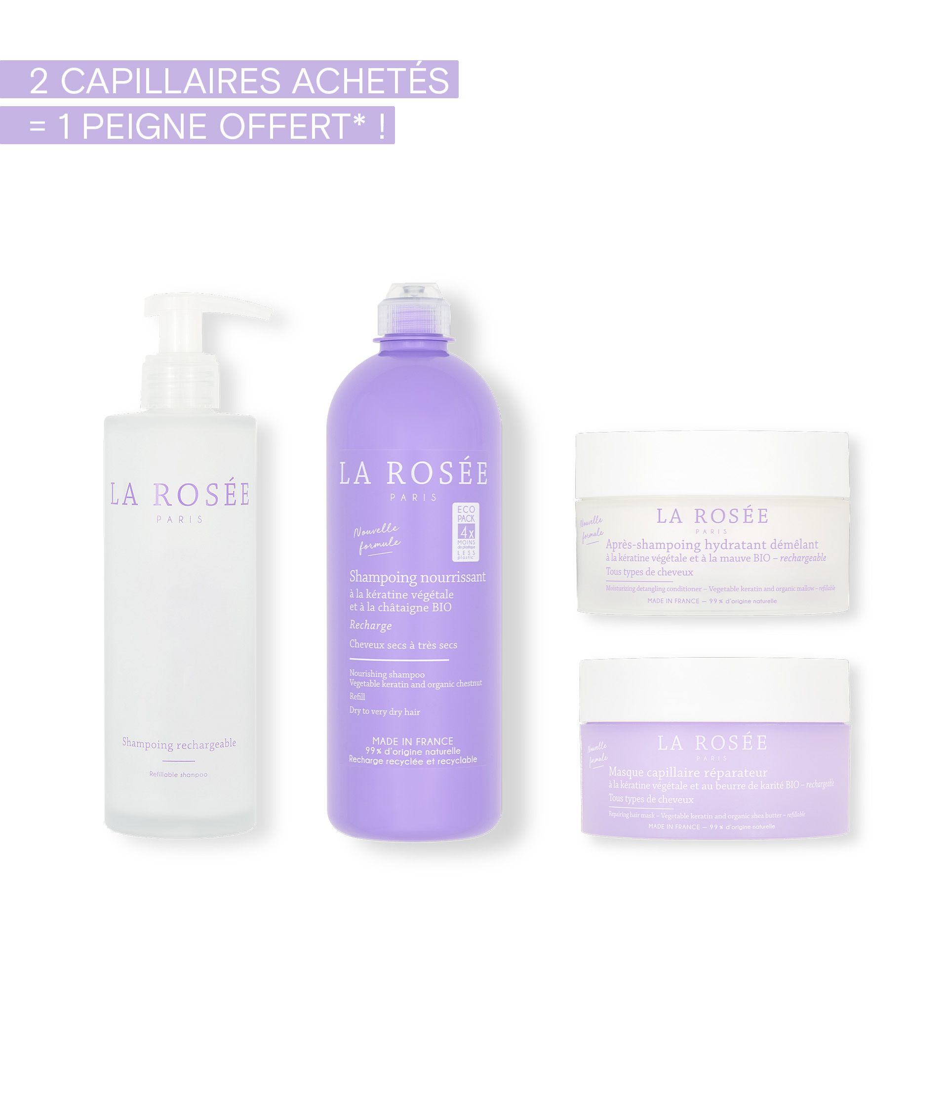 la-ros-e-routine-cheveux-secs-shampooing-masque-huile-nutrition-r-paration image 6