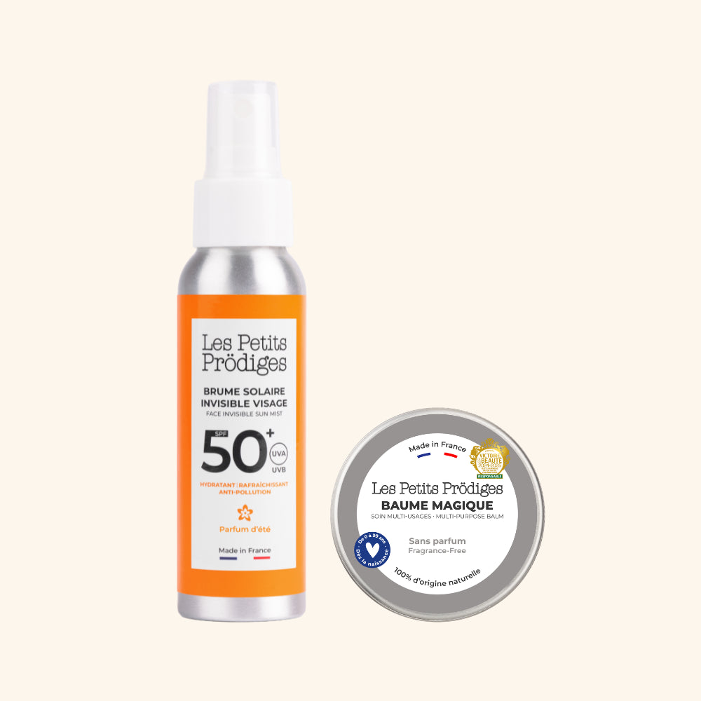 les-petits-pr-diges-le-duo-nourrissant-protecteur-baume-sans-parfum-brume-spf50 image 1