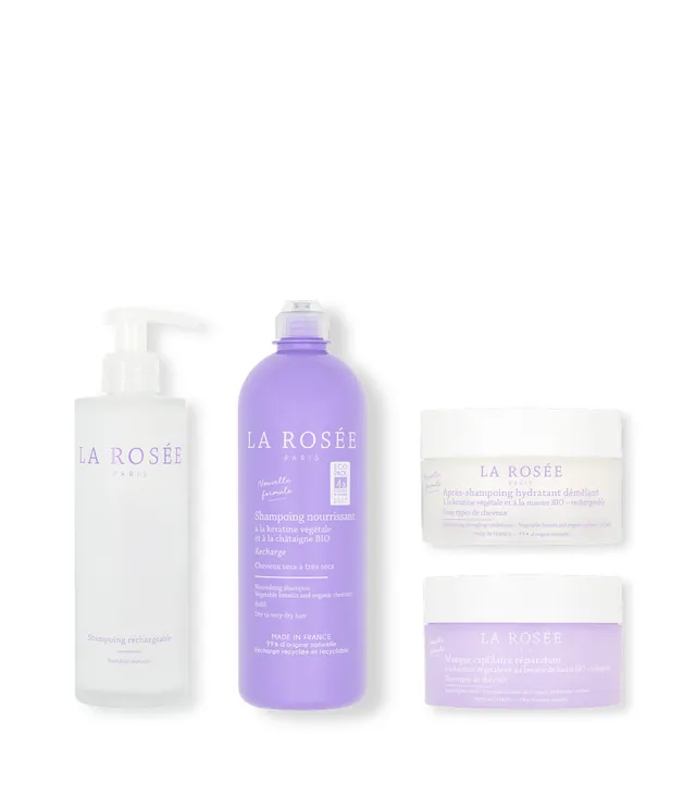 la-ros-e-routine-cheveux-secs-shampooing-masque-huile-nutrition-r-paration image 1