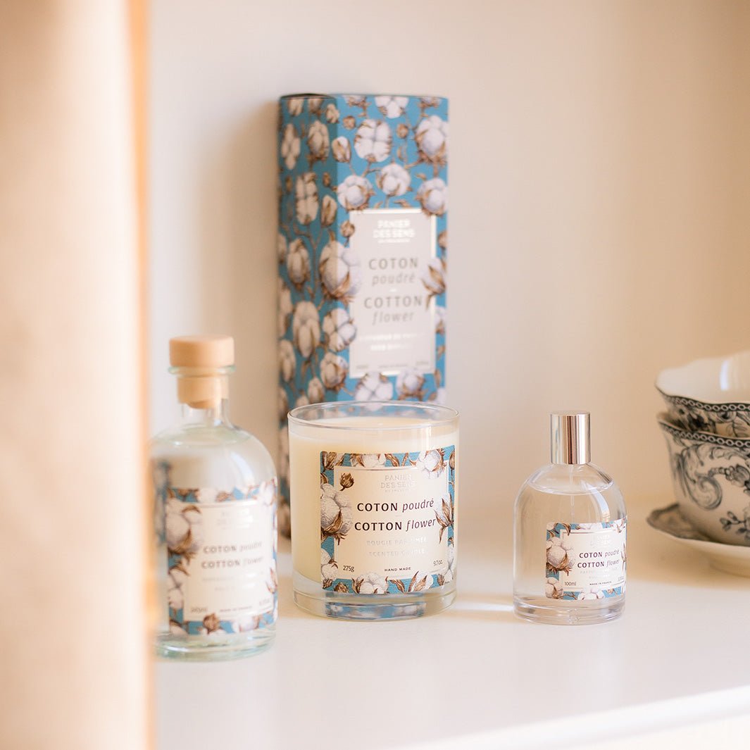 panier-des-sens-bougie-parfum-e-coton-poudr-275g image 2