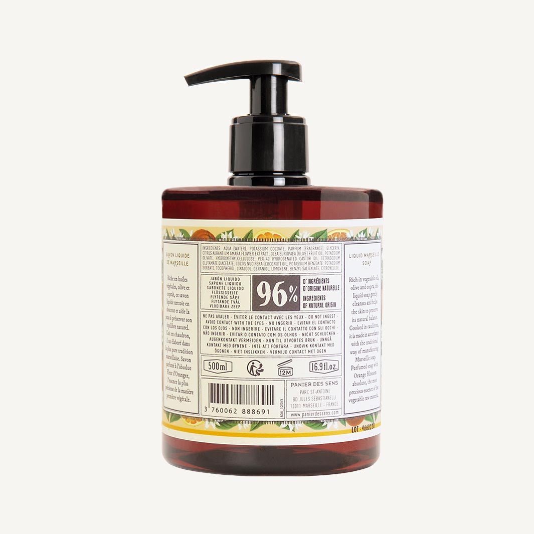 panier-des-sens-savon-de-marseille-liquide-fleur-d-oranger-500ml image 5