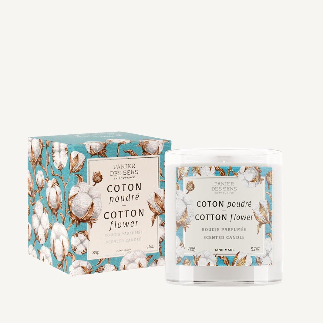 panier-des-sens-bougie-parfum-e-coton-poudr-275g image 1